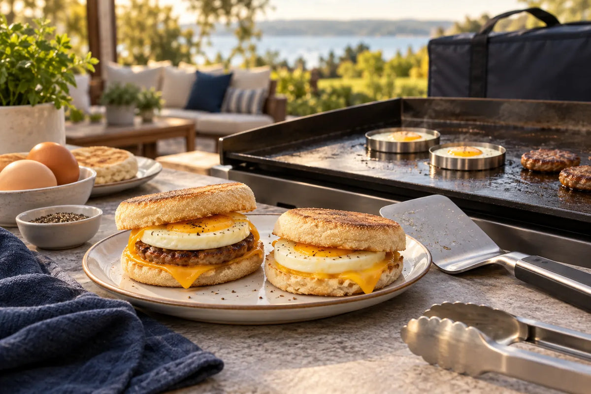 How to Use Egg Rings on a Flat-Top Griddle Without Sticking