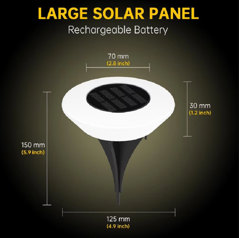 Outdoor Garden Solar Light Water-Resitant LED Lighting