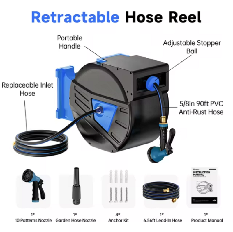 Retractable Garden Hose Reel