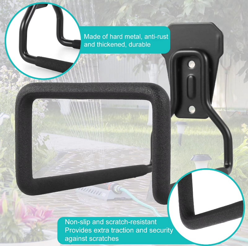 Metal Heavy Duty Wall Mounted Hose Hook Bracket