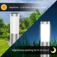 Solar Bollard Lights Garden Lights Path Lights (4 pcs)