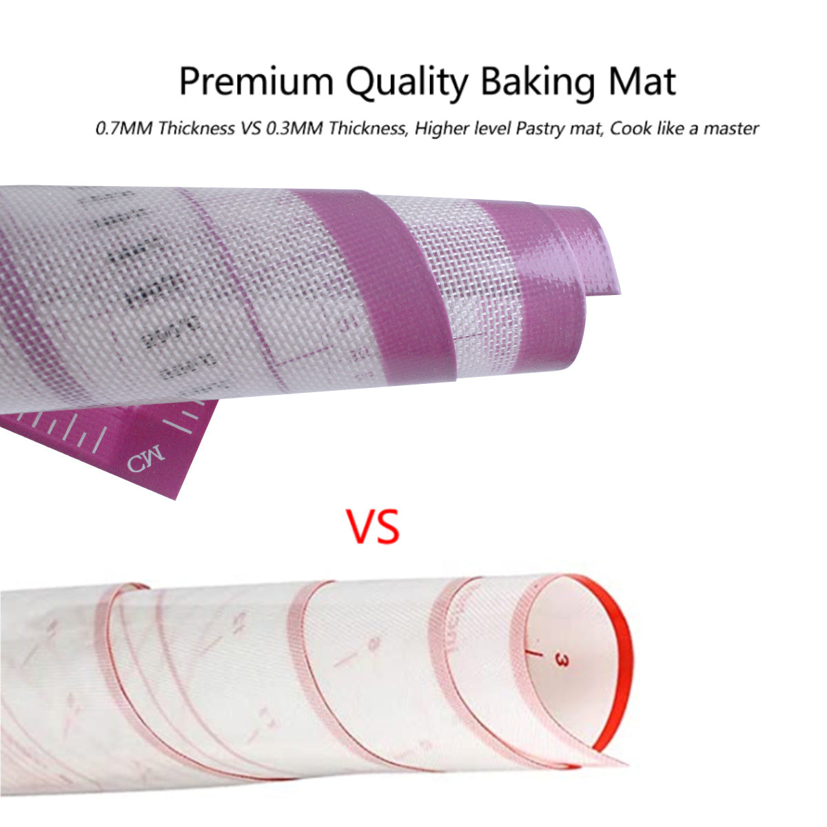 Silicone Pastry Mat Purple