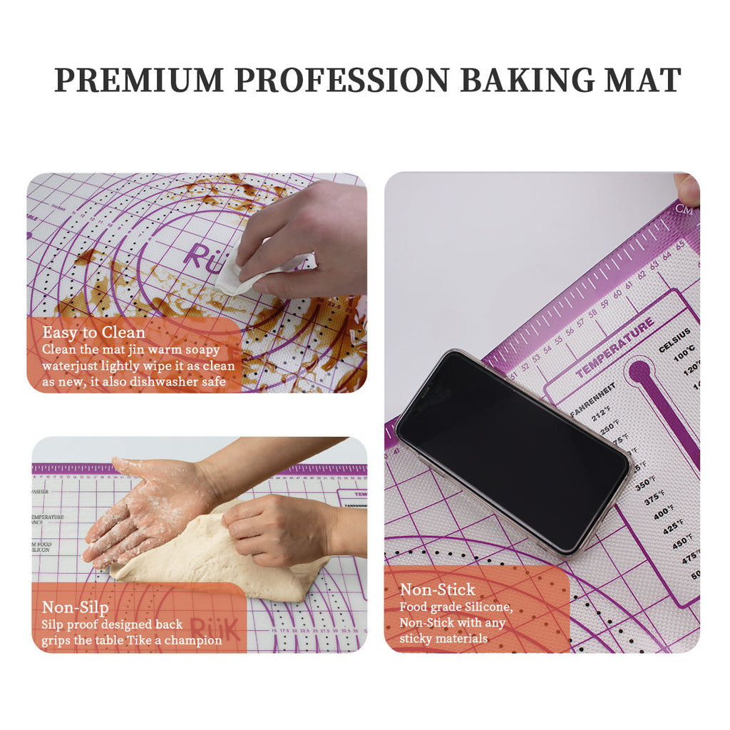Silicone Pastry Mat Purple