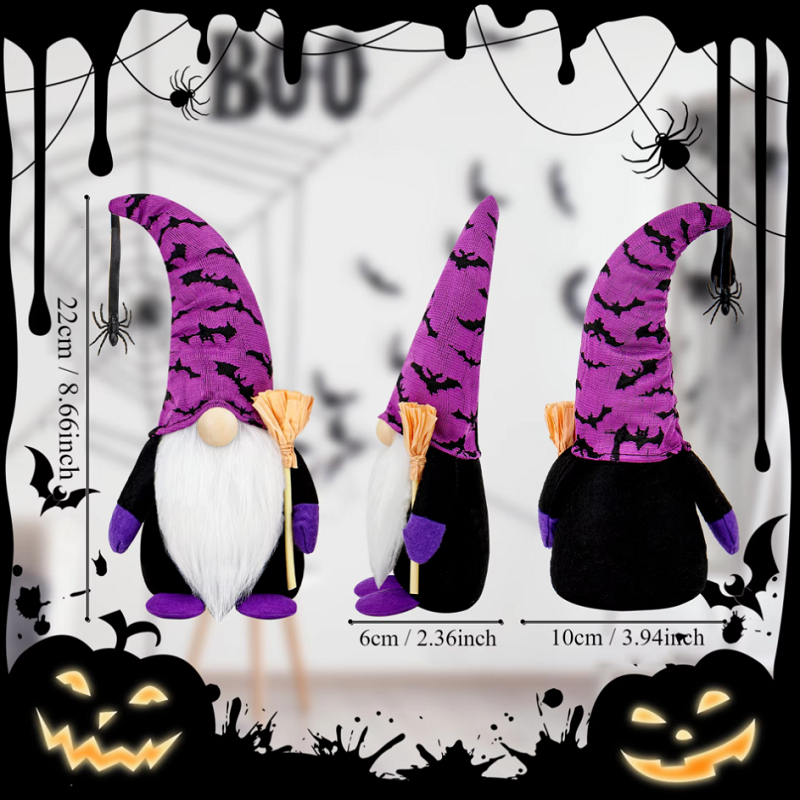 Halloween Faceless Dolls, Rudolf Dolls Decoration