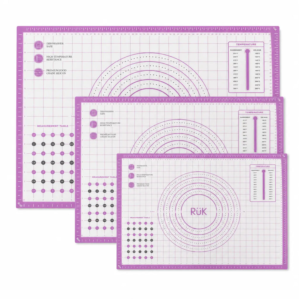 RüK Silicone Pastry Mat - Purple