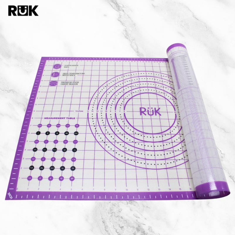 RüK Silicone Pastry Mat - Purple