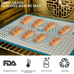 Silicone Pastry Mat Blue