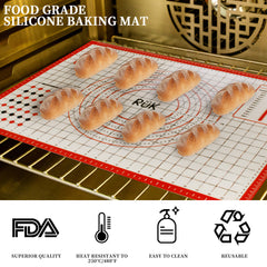 Silicone Pastry Mat Red