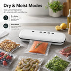 Portable Vacuum Sealer Machine for Food Storage, Camping & Road Trips