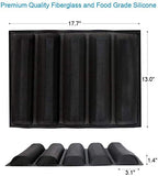 Silicone bread mold with dimensions for baking buns or bread