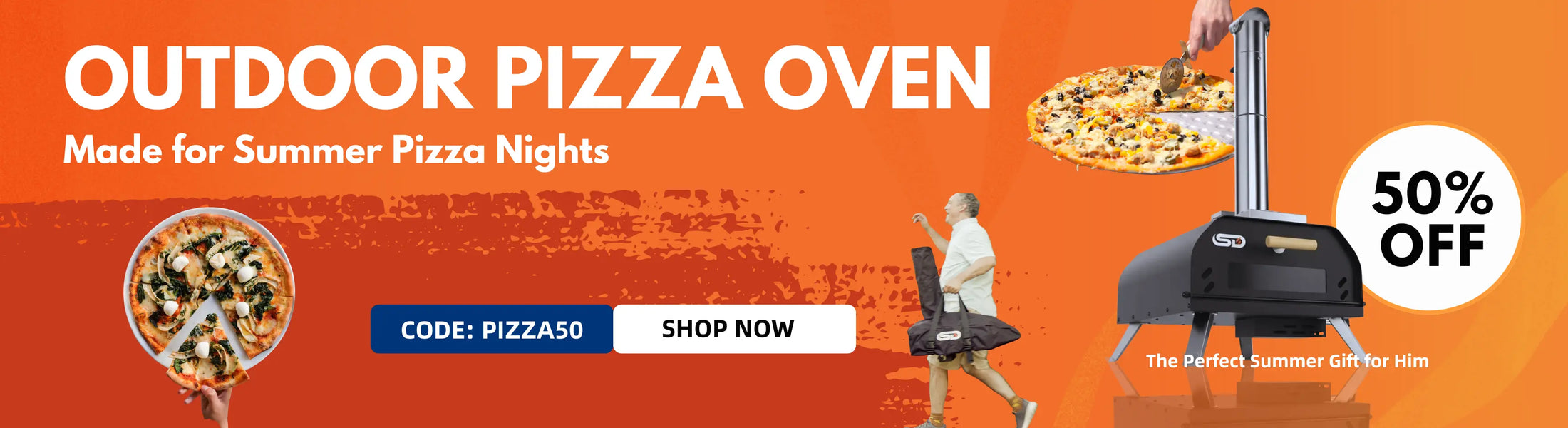 pizza oven 50% off