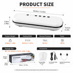 Portable Vacuum Sealer Machine for Food Storage, Camping & Road Trips