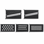 RüK Classic vegetable chopper mandoline and grater blade set