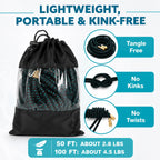 Lightweight RüK expandable garden hose with storage bag and kink free design
