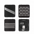 RüK Max vegetable chopper mandoline and grater blade set