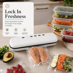 Portable Vacuum Sealer Machine for Food Storage, Camping & Road Trips